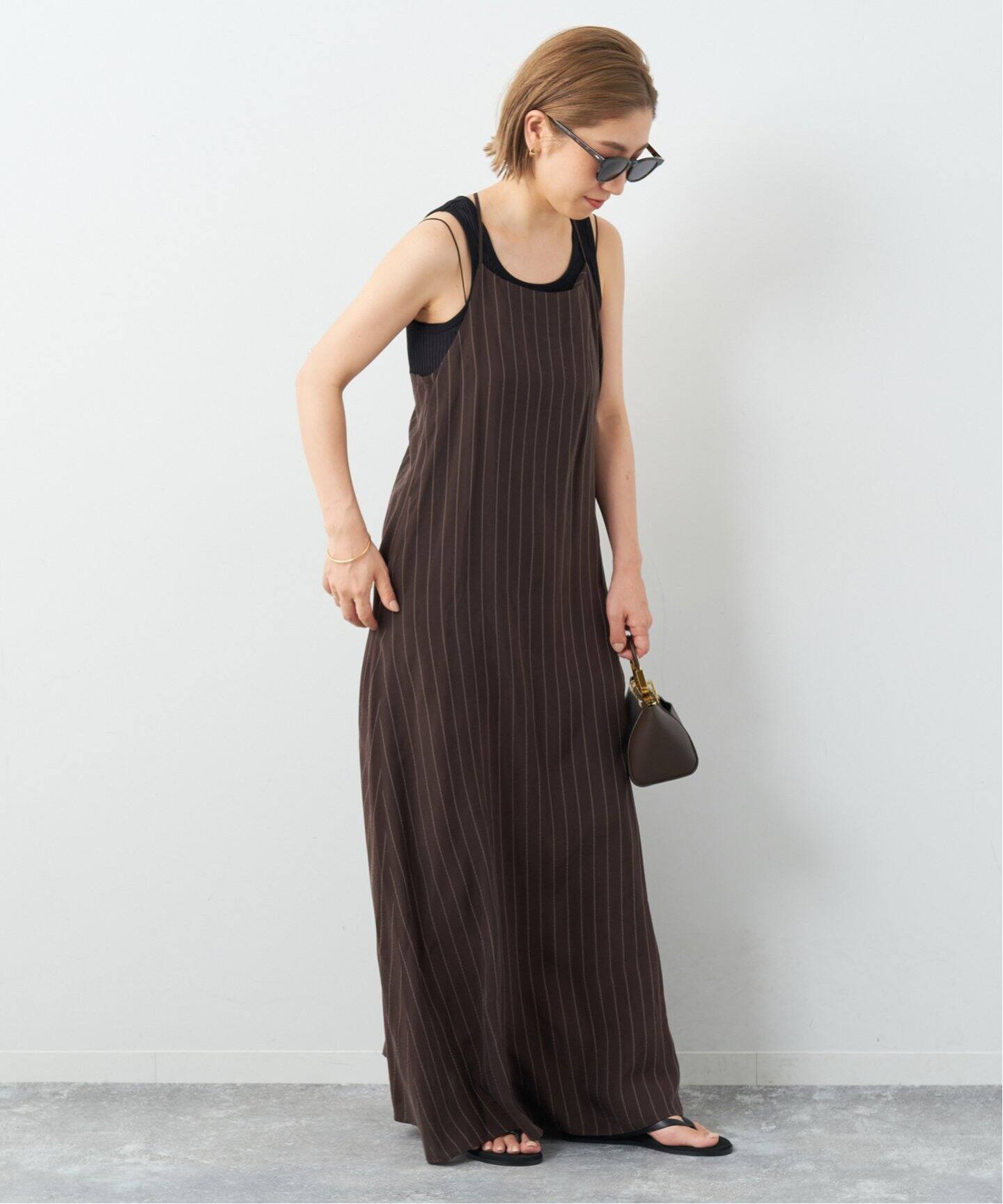 Stripe キャミソール ワンピース（ワンピース）｜Plage（プラージュ  