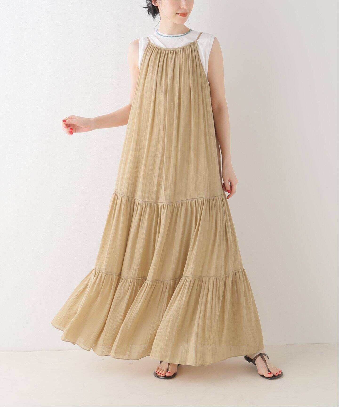 RAMIE COTTON MAXI ワンピース（ワンピース）｜Plage（プラージュ）の  