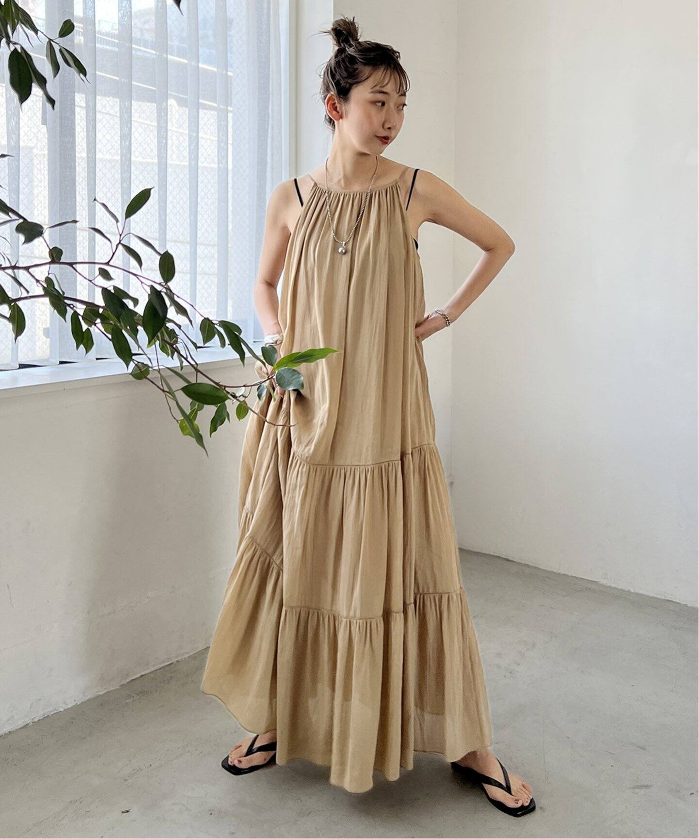 断捨離中様 Plage RAMIE COTTON MAXI ワンピース 