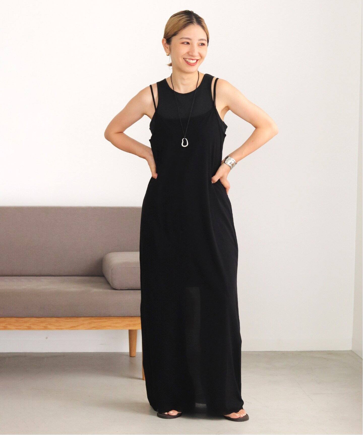 plage AIRLY SHEER CAMI ワンピース 