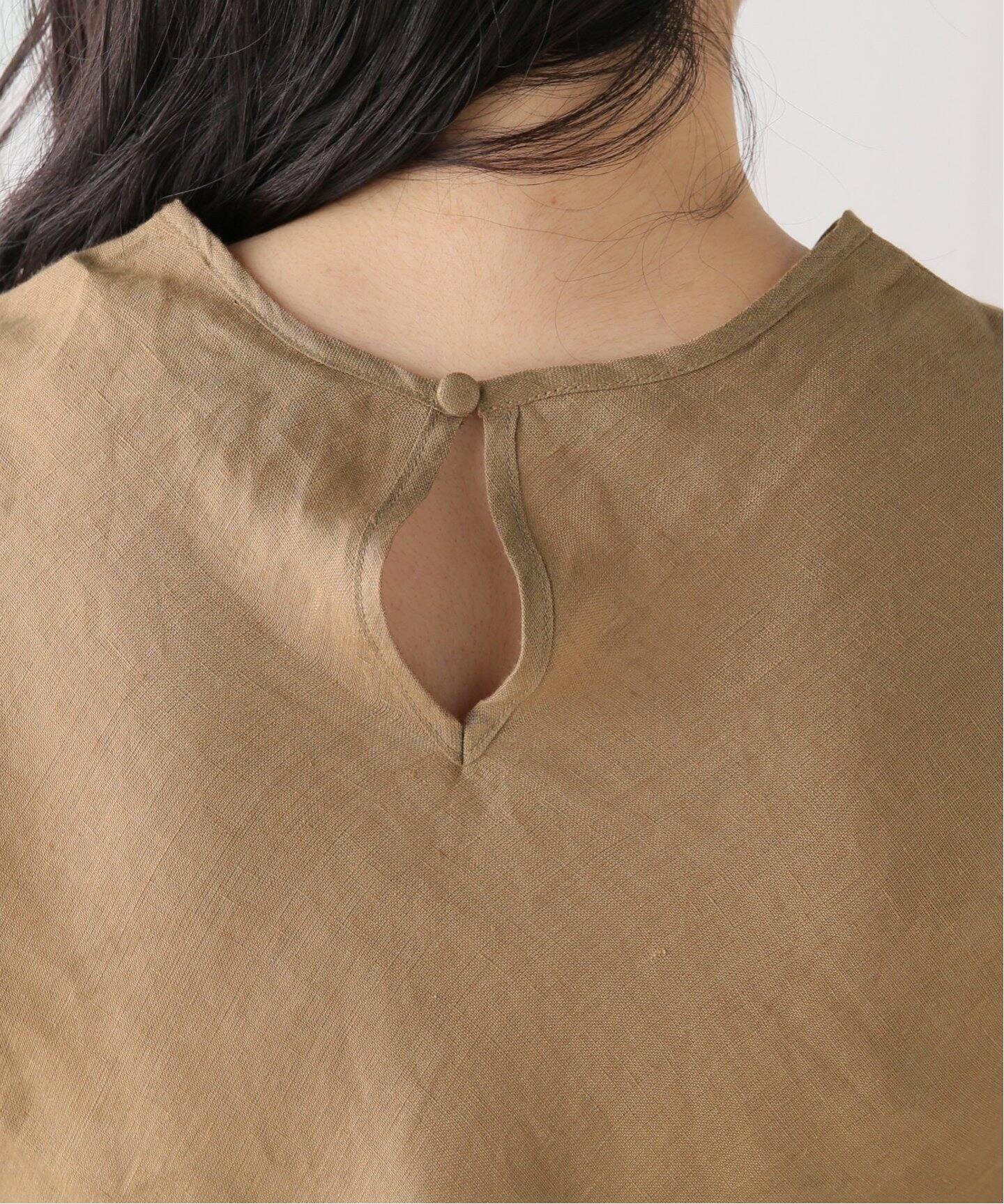 BASERANGE/ベースレンジ】 DYDINE LONGSLEEVE ワンピース（ブラウン  