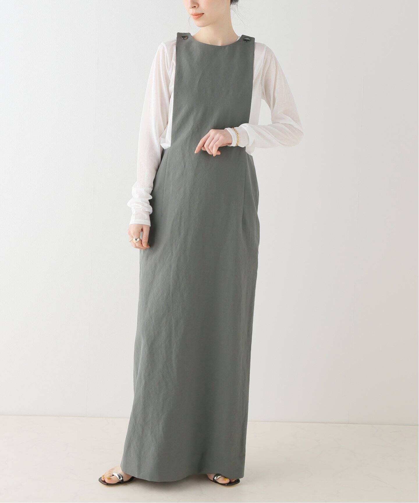 JANE SMITH/ジェーンスミス】 WLC SIDE OPEN ジャンパードレス  