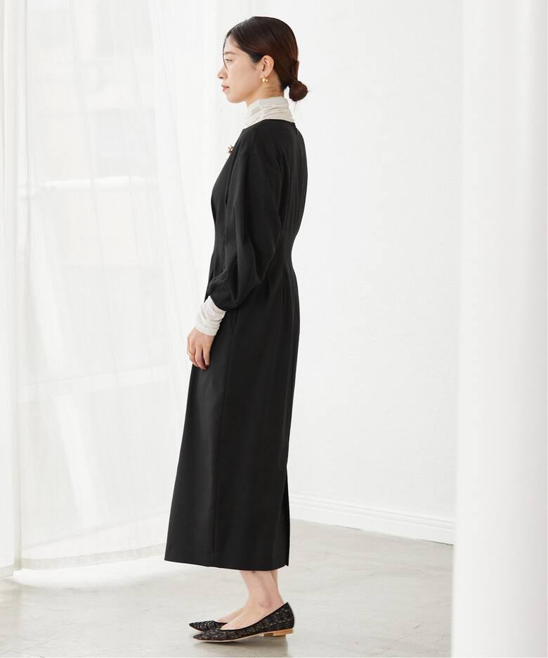 追加》P/Ryツイルウエストシェイプワンピース（ワンピース）｜VERMEIL  