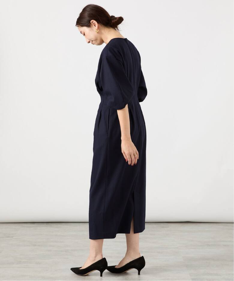 追加》P/Ryツイルウエストシェイプワンピース（ワンピース）｜VERMEIL  