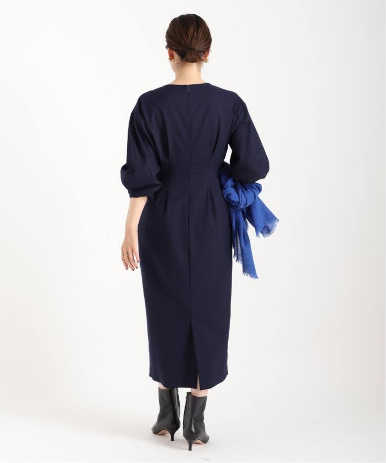 追加》P/Ryツイルウエストシェイプワンピース（ワンピース）｜VERMEIL  