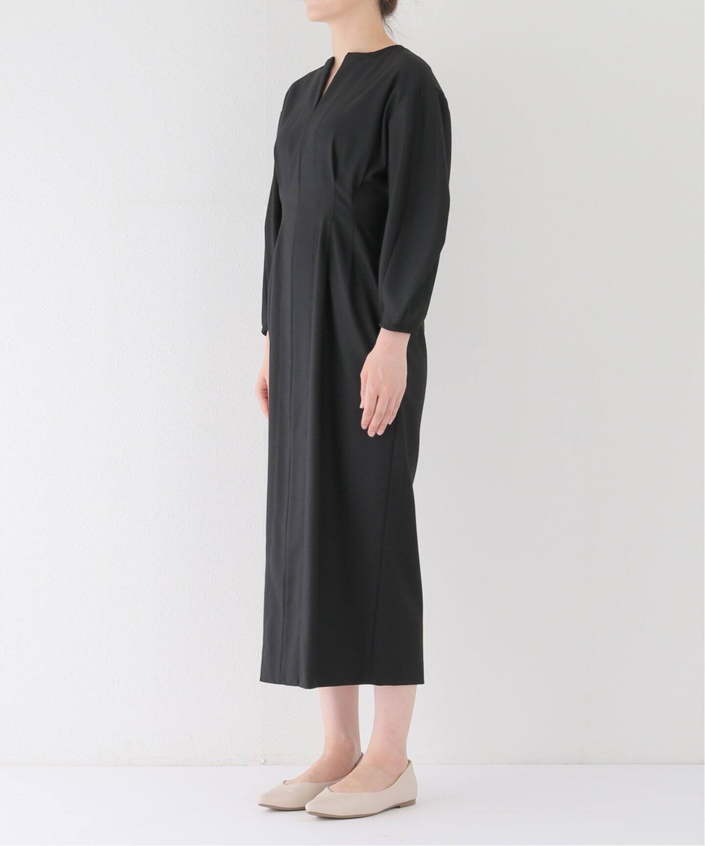 追加》P/Ryツイルウエストシェイプワンピース（ワンピース）｜VERMEIL  