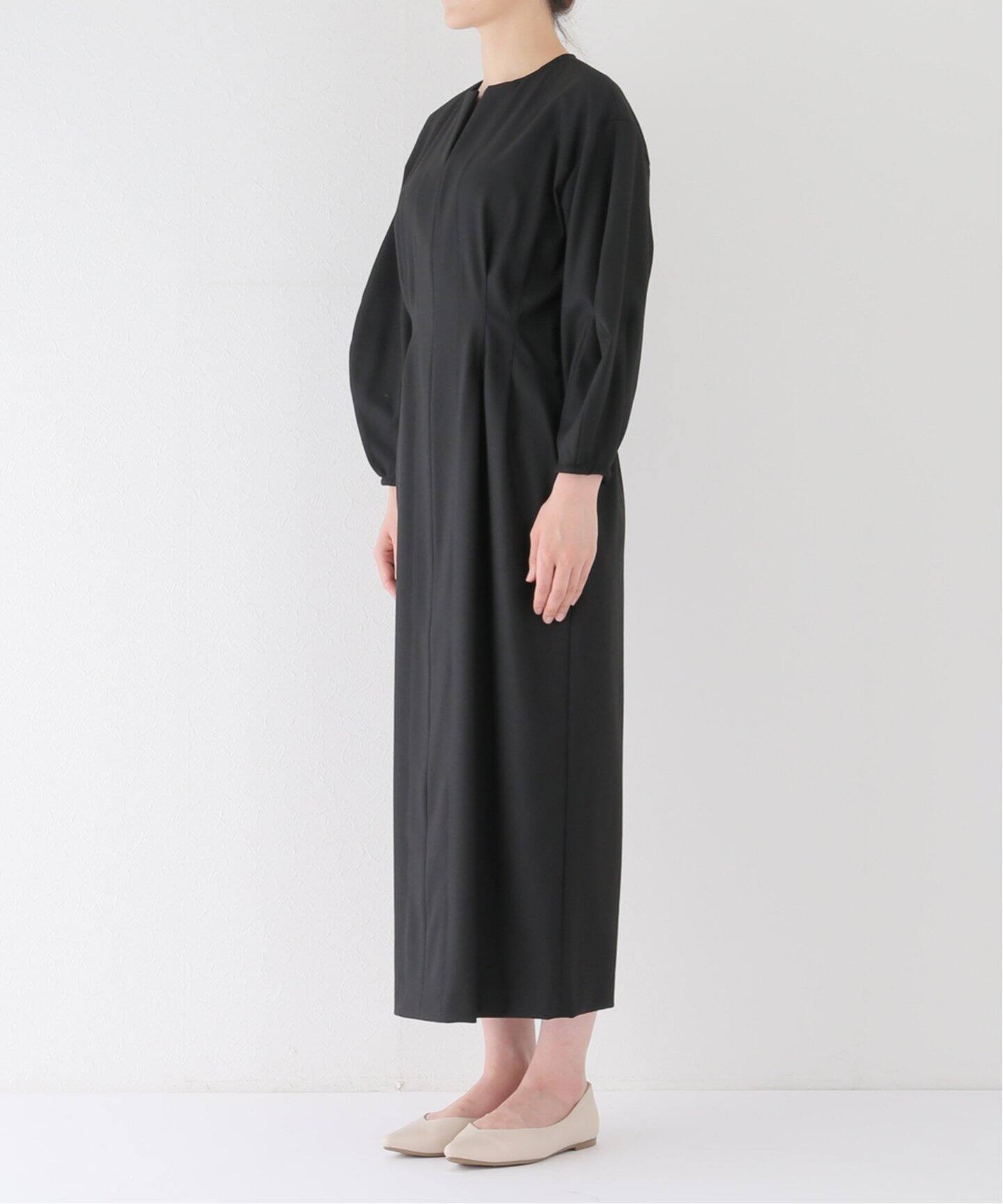 追加》P/Ryツイルウエストシェイプワンピース（ワンピース）｜VERMEIL  