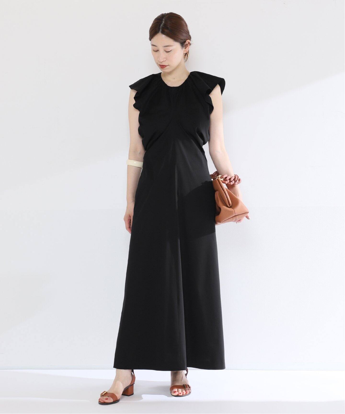 トリコットサイドドレープワンピース（ワンピース）｜VERMEIL par iena  