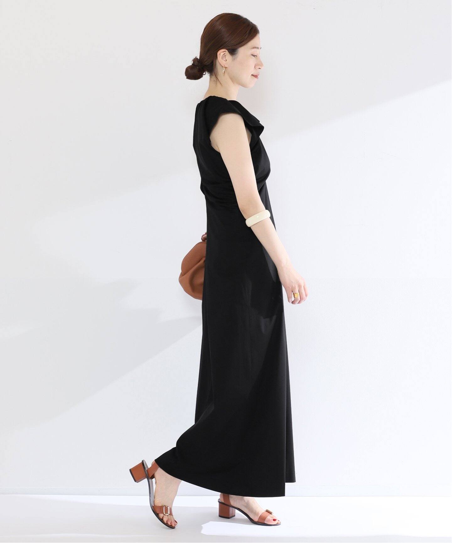 トリコットサイドドレープワンピース（ワンピース）｜VERMEIL par iena  