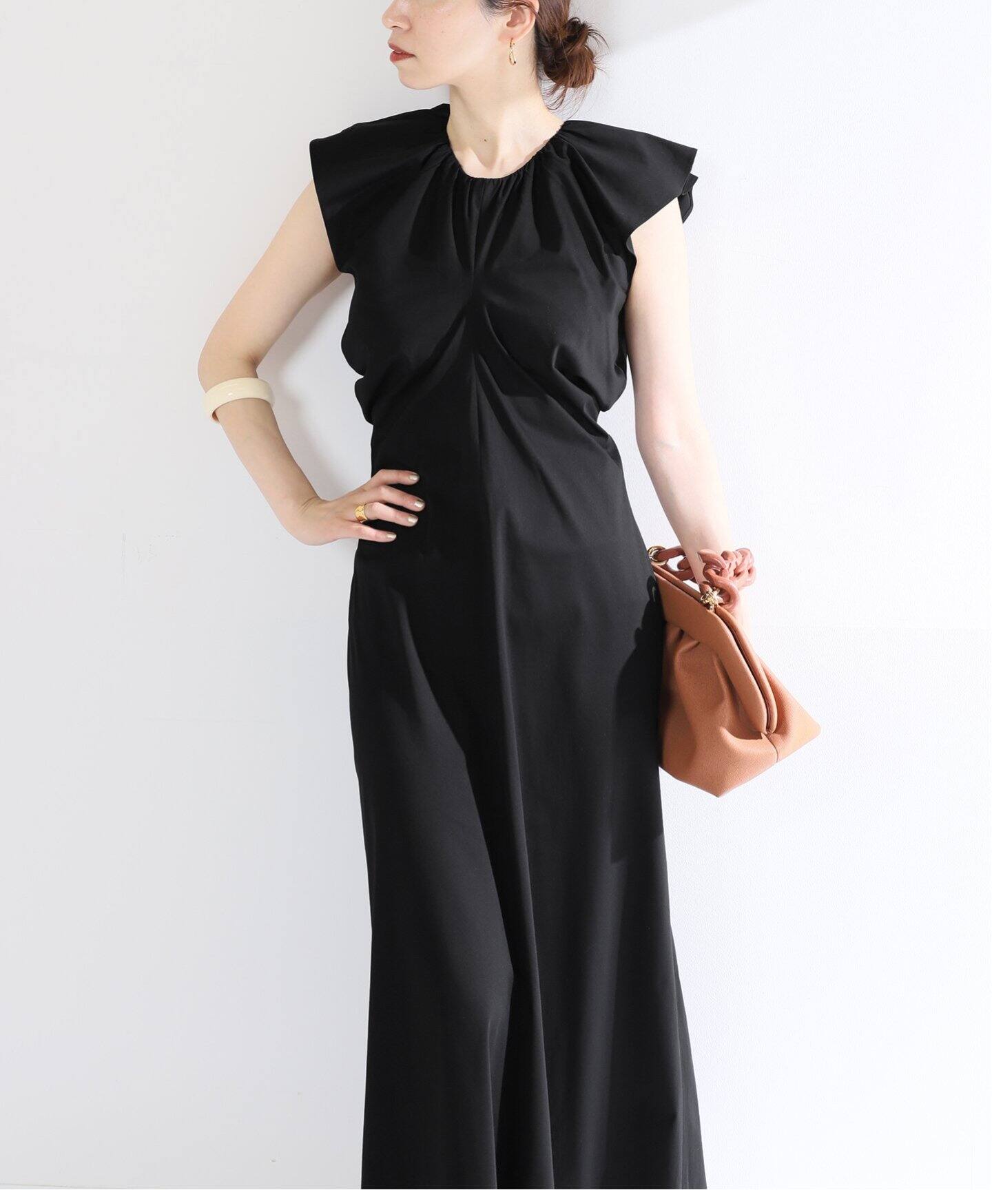 トリコットサイドドレープワンピース（ワンピース）｜VERMEIL par iena  