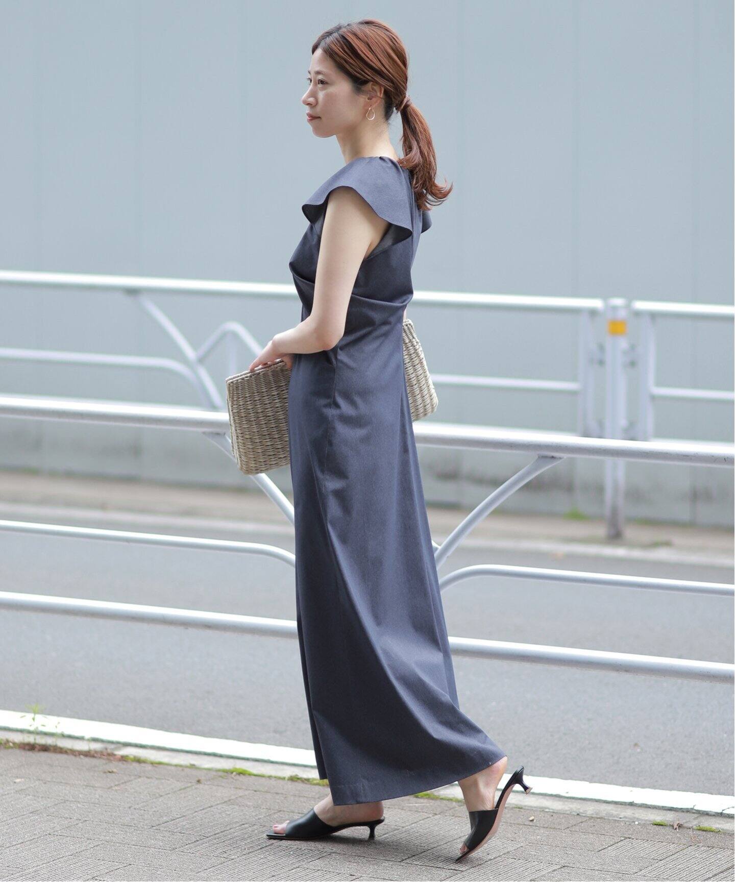 トリコットサイドドレープワンピース（ワンピース）｜VERMEIL par iena  