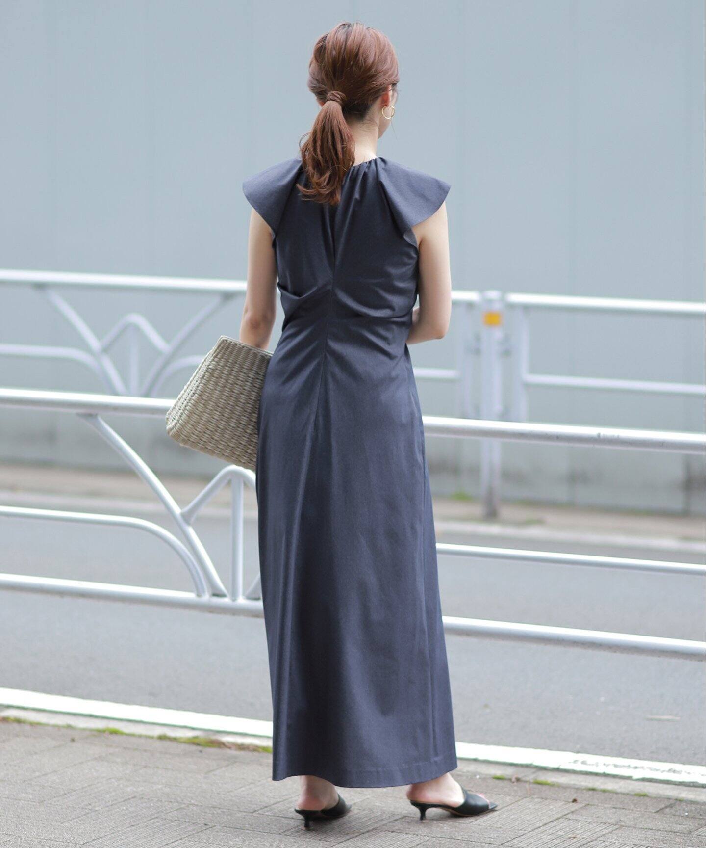 トリコットサイドドレープワンピース（ワンピース）｜VERMEIL par iena  