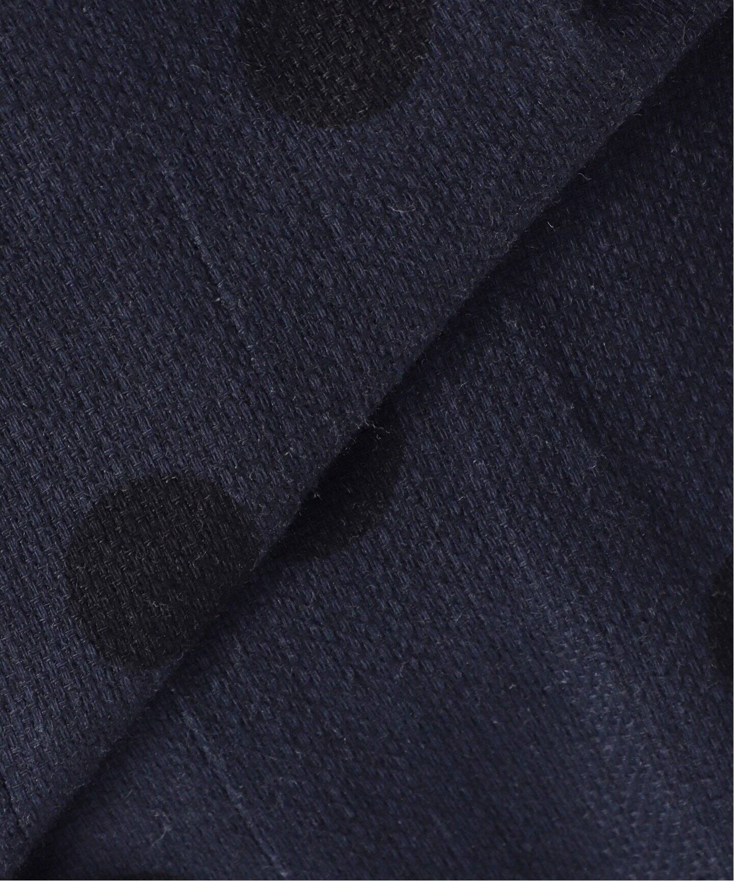 綿麻ドットプリントウエストシェイプワンピース（ワンピース  