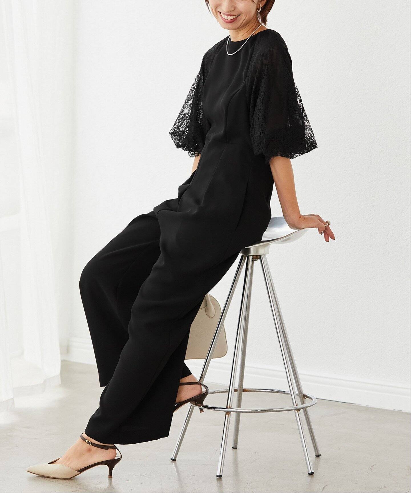 レースコンビネーション オールインワン（つなぎ  