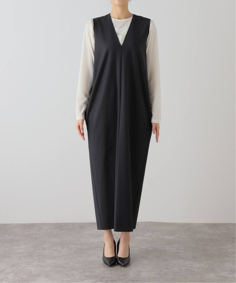 ロングVネックワンピース（ワンピース）｜VERMEIL par iena  