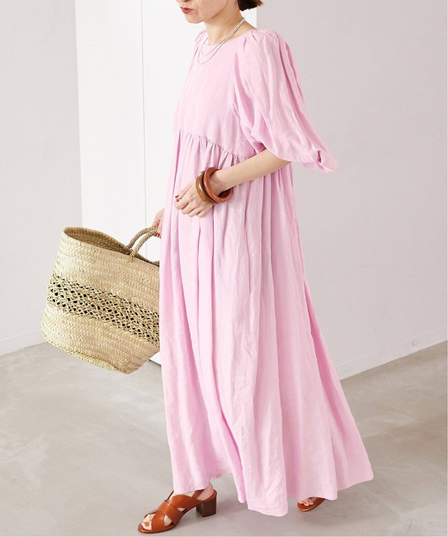 追加》ベルギーリネンワンピース（ワンピース）｜VERMEIL par iena  