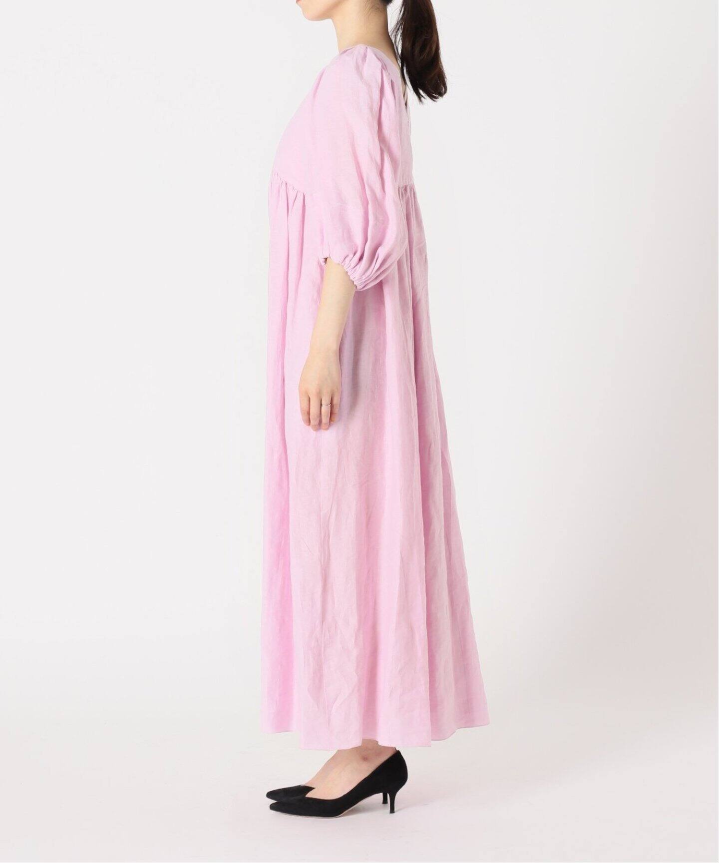 追加》ベルギーリネンワンピース（ワンピース）｜VERMEIL par iena  