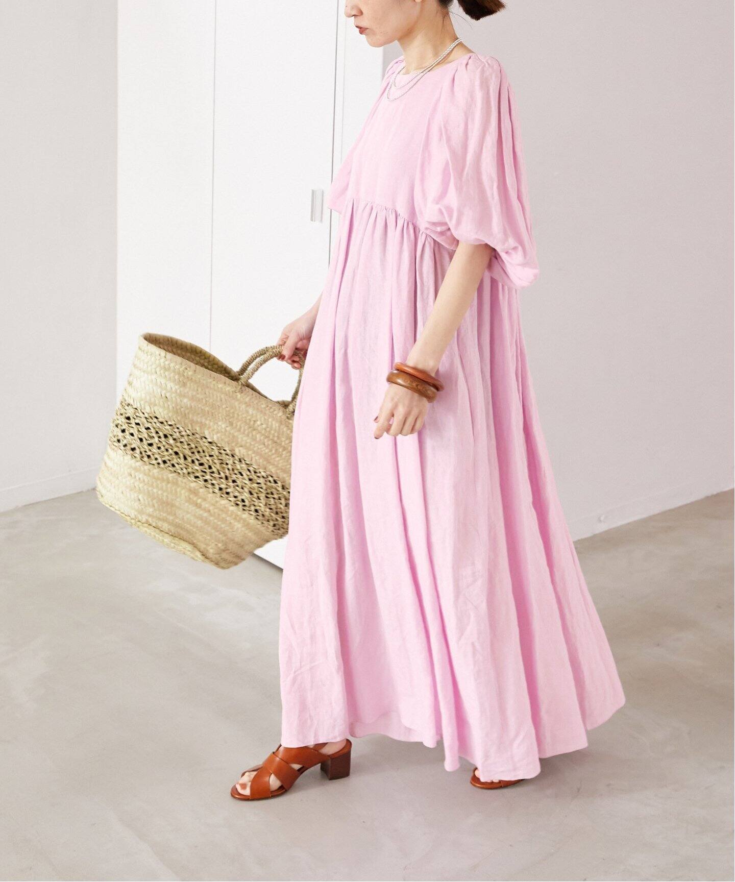 追加》ベルギーリネンワンピース（ワンピース）｜VERMEIL par iena  