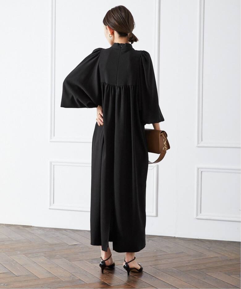 追加》アセテートバックサテンジョーゼットワンピース（ワンピース  