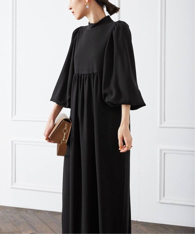 追加》アセテートバックサテンジョーゼットワンピース（ワンピース  