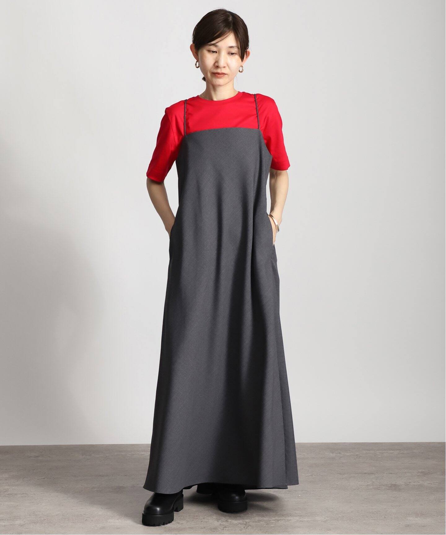 ATON/エイトン】camisole dress（ワンピース）｜VERMEIL par iena 