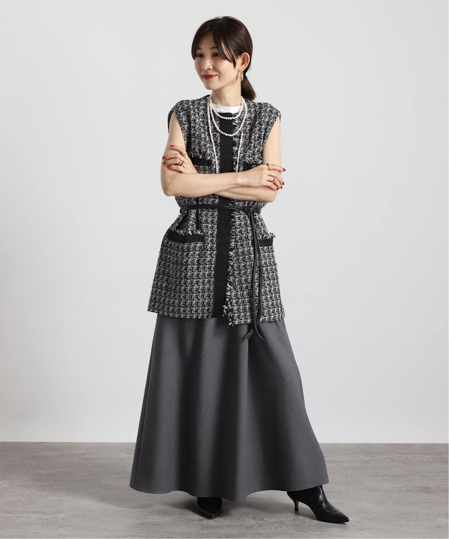 ATON/エイトン】camisole dress（ワンピース）｜VERMEIL par iena 