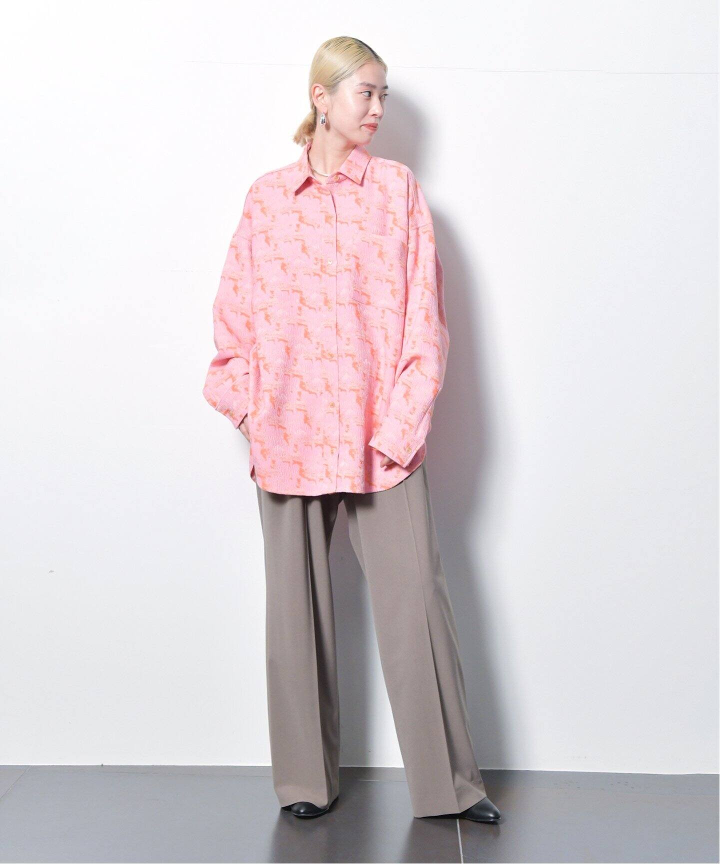 BIG JACQUARD シャツ（シャツ／ブラウス）｜CITYSHOP（シティショップ 