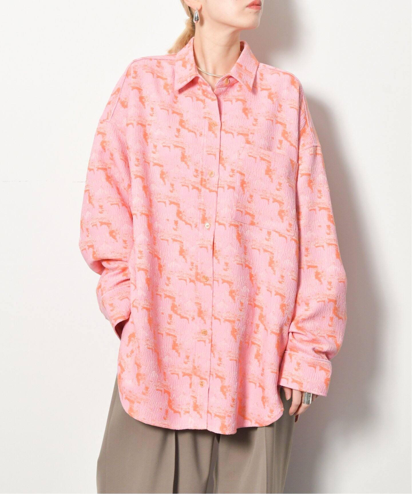 BIG JACQUARD シャツ（シャツ／ブラウス）｜CITYSHOP（シティショップ 