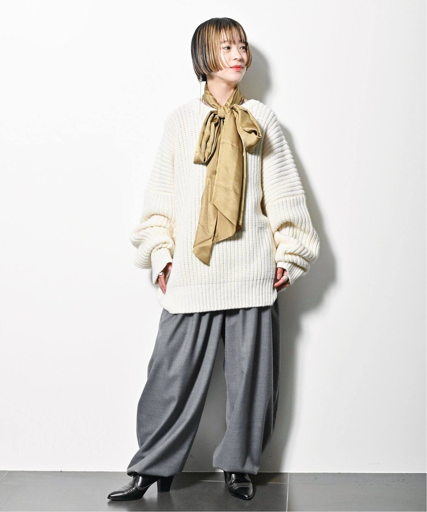 BOW TIE V NECK シャツ（シャツ／ブラウス）｜CITYSHOP（シティ 