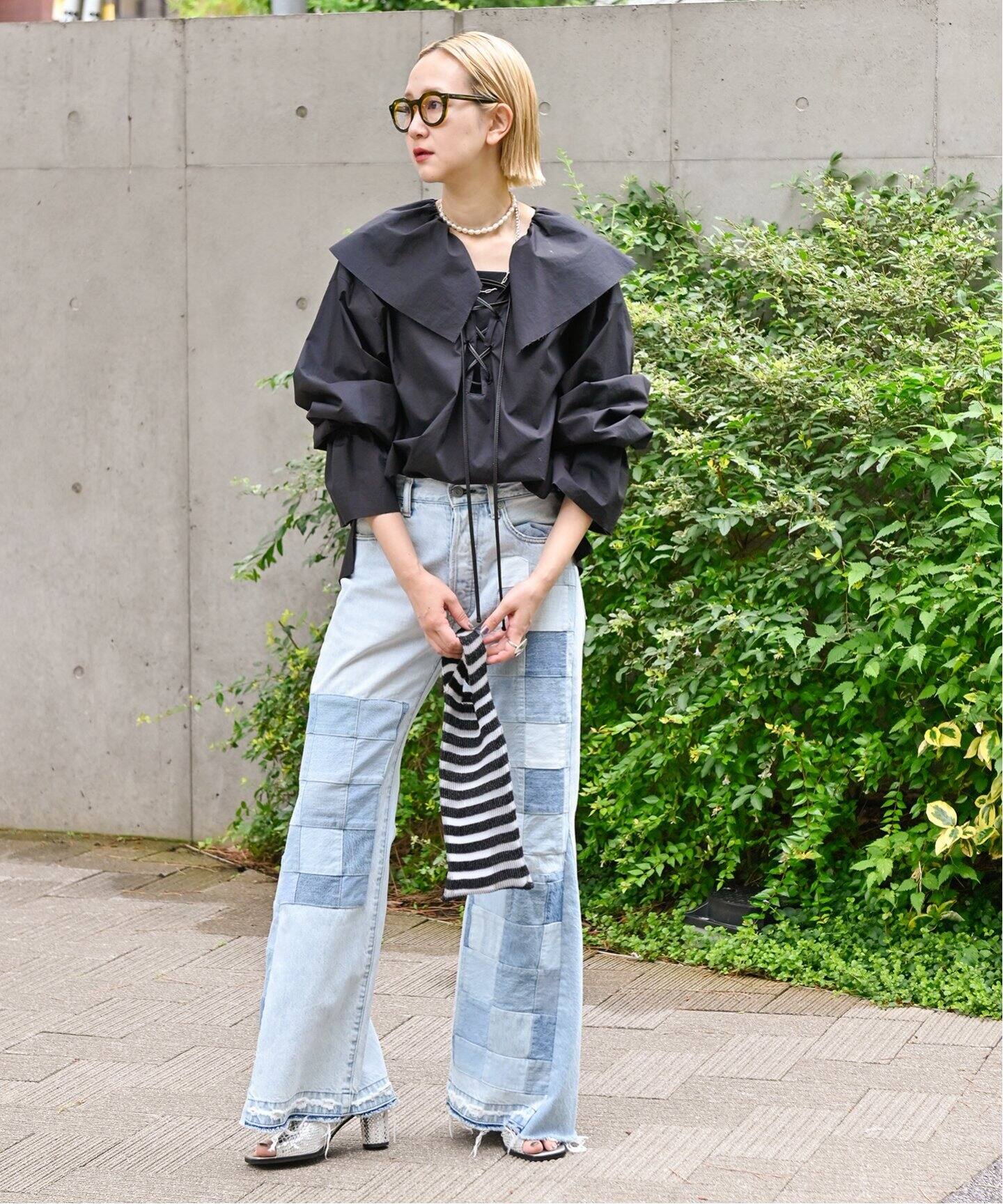 LACE-UP SMOCK：ブラウス（シャツ／ブラウス）｜CITYSHOP（シティ 