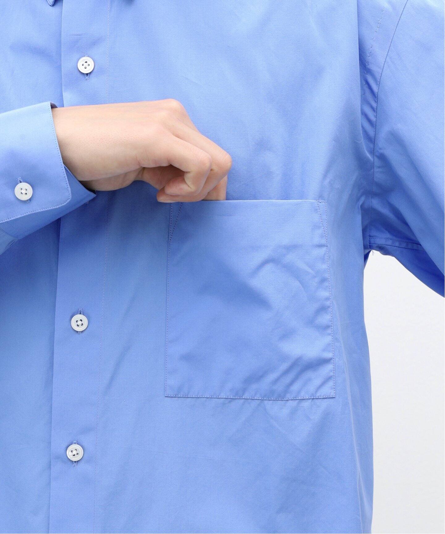 Cristaseya / クリスタセヤ】HANDMADE POPELINE MENS SHIRT（シャツ 