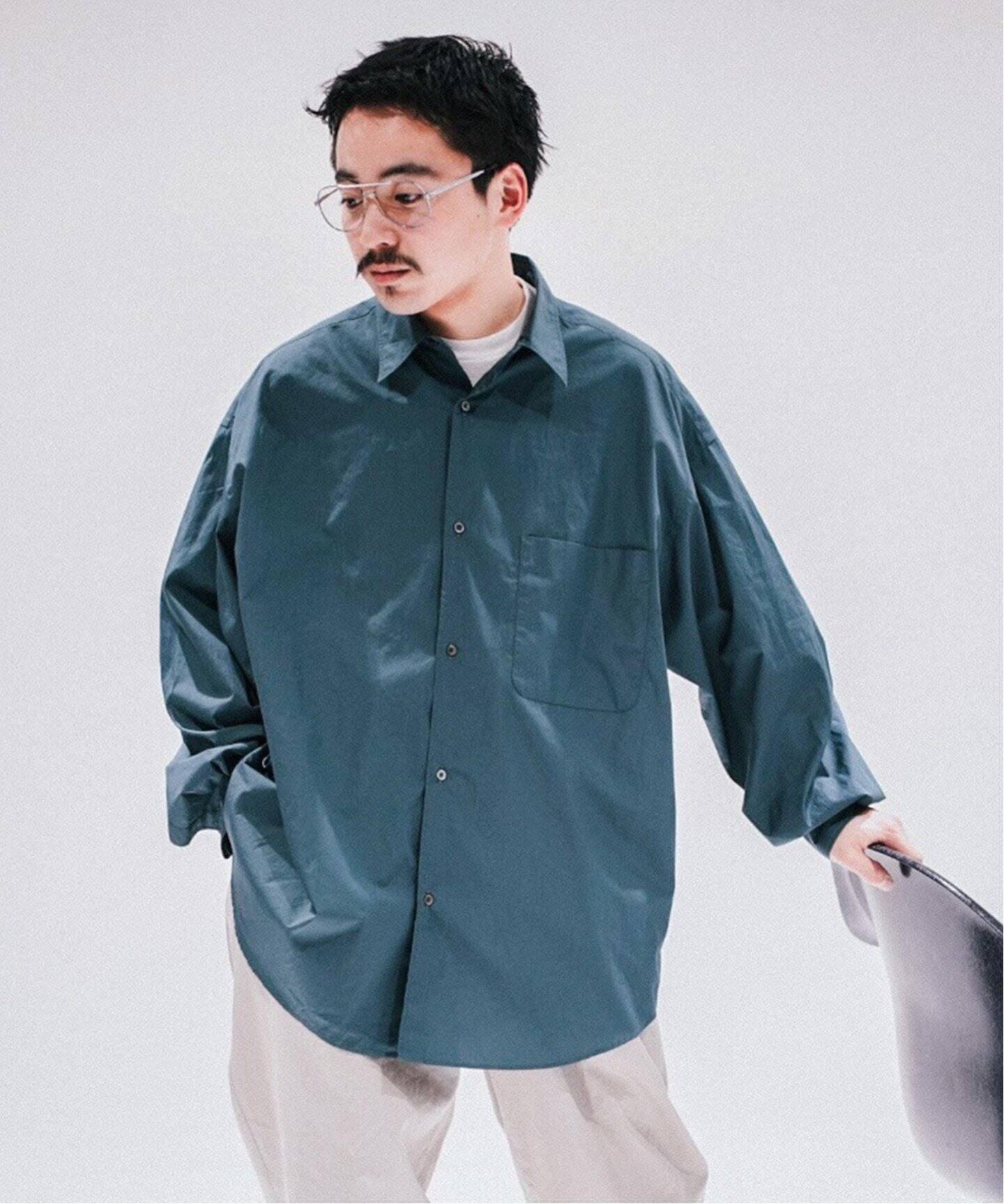 Graphpaper / グラフ ペーパー】Broad L/S Oversized Regular c 