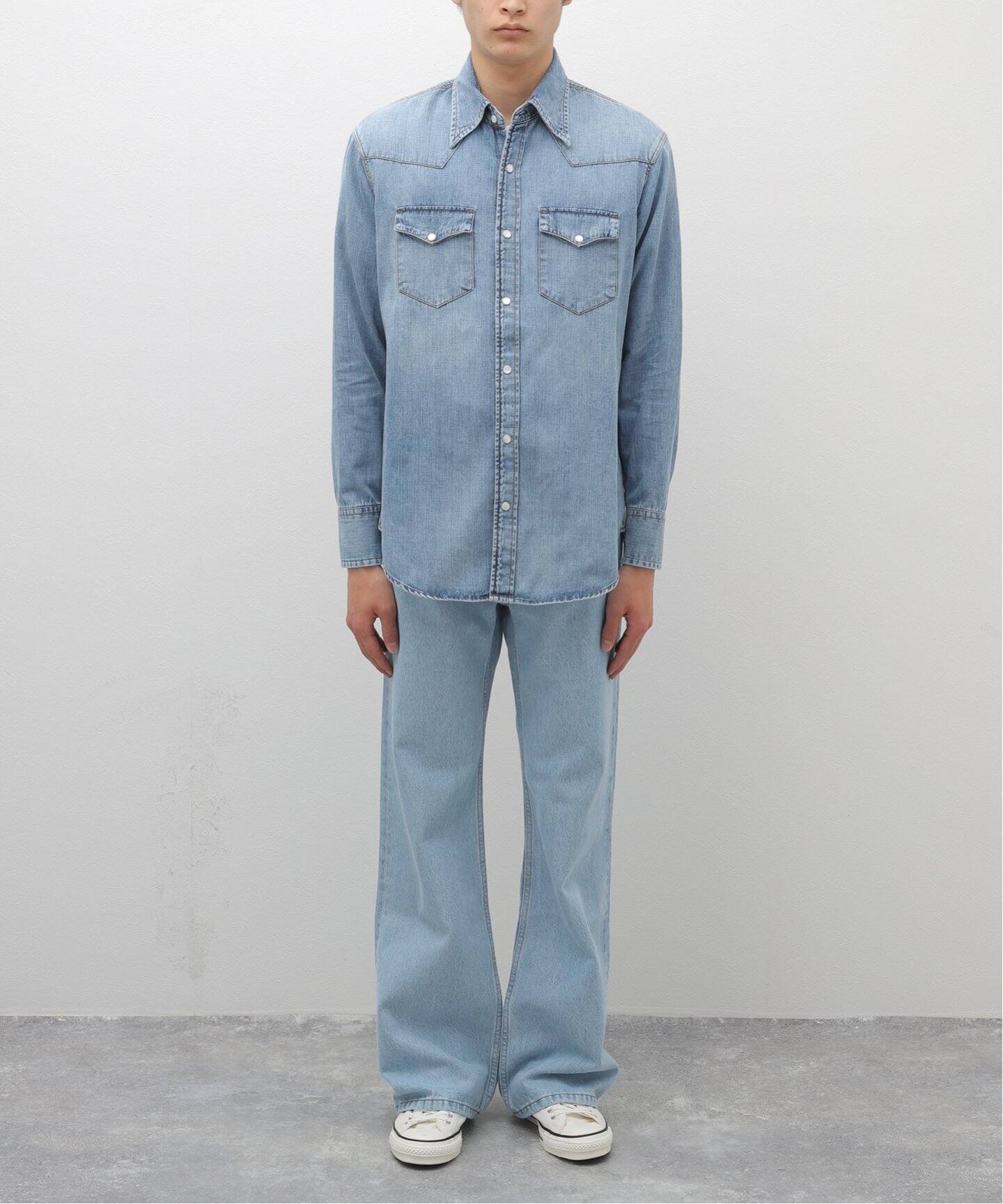 HUSBANDS/ハズバンズ】Western SH（シャツ／ブラウス）｜L