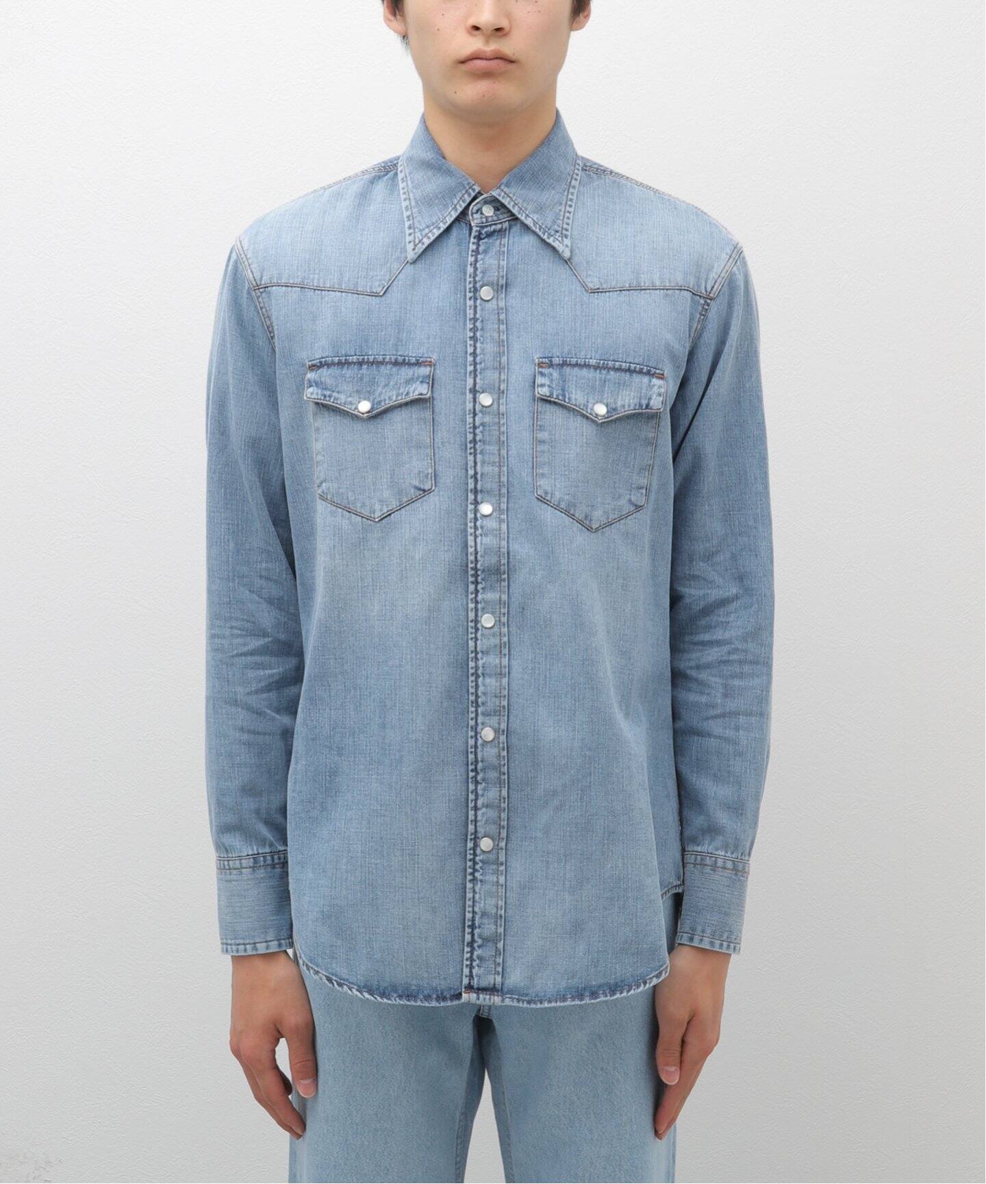 HUSBANDS/ハズバンズ】Western SH（シャツ／ブラウス）｜L