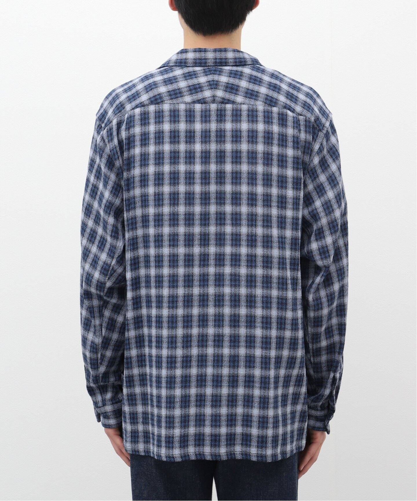 Caledoor/カレドアー】Panama Cloth Check SH（シャツ／ブラウス）｜L 