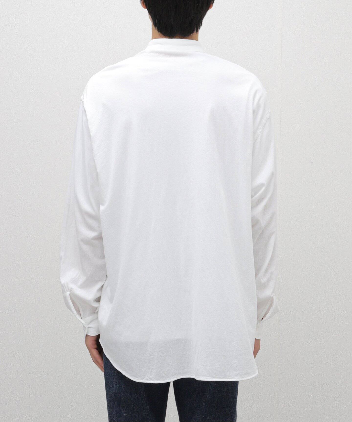 COMOLI / コモリ】cotton jersey shirts（シャツ／ブラウス）｜L 