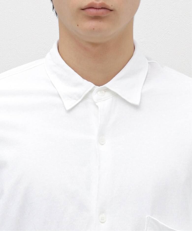 COMOLI / コモリ】cotton jersey shirts（シャツ／ブラウス）｜L 
