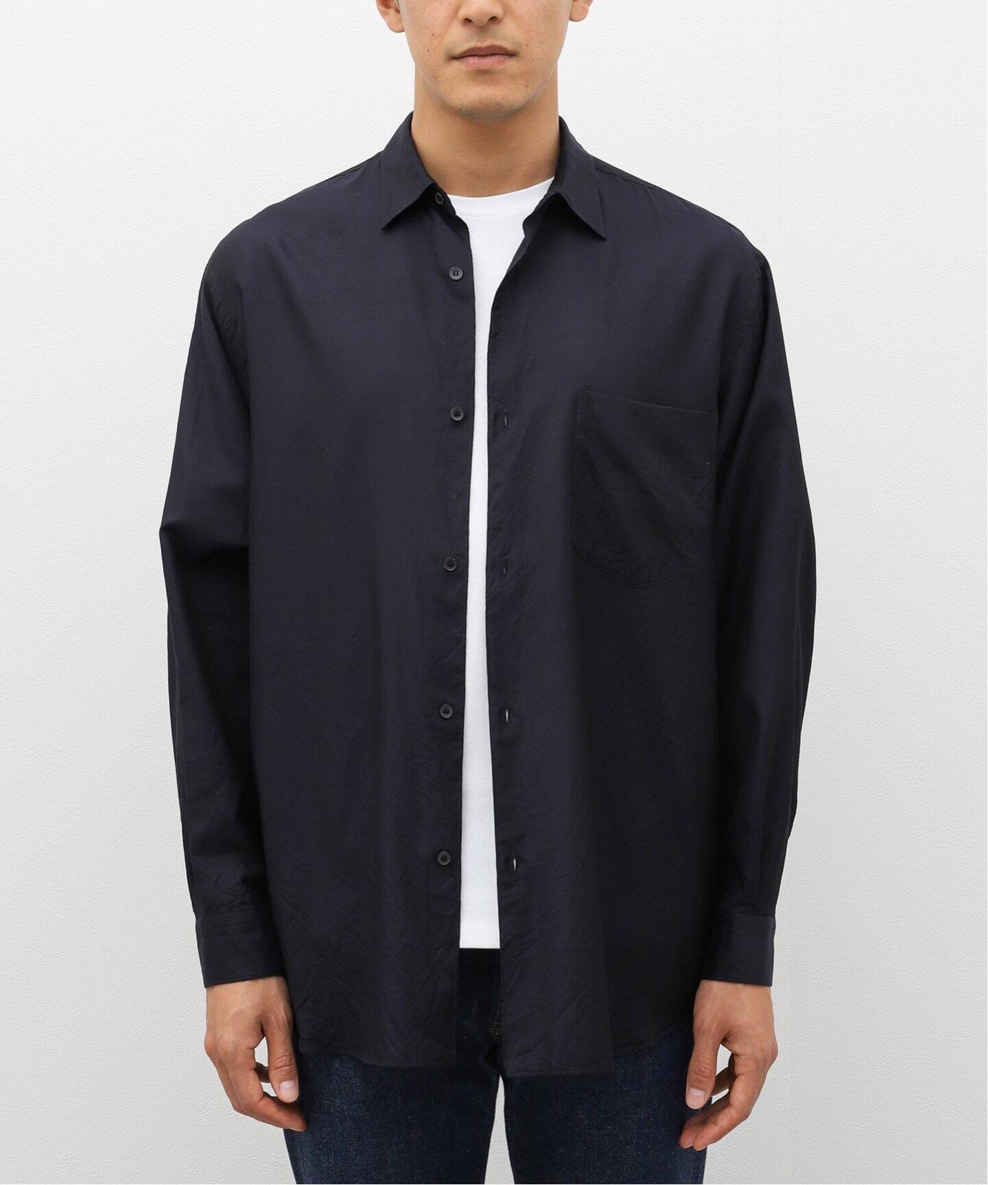 COMOLI / コモリ】 wool silk shirts（シャツ／ブラウス）｜L