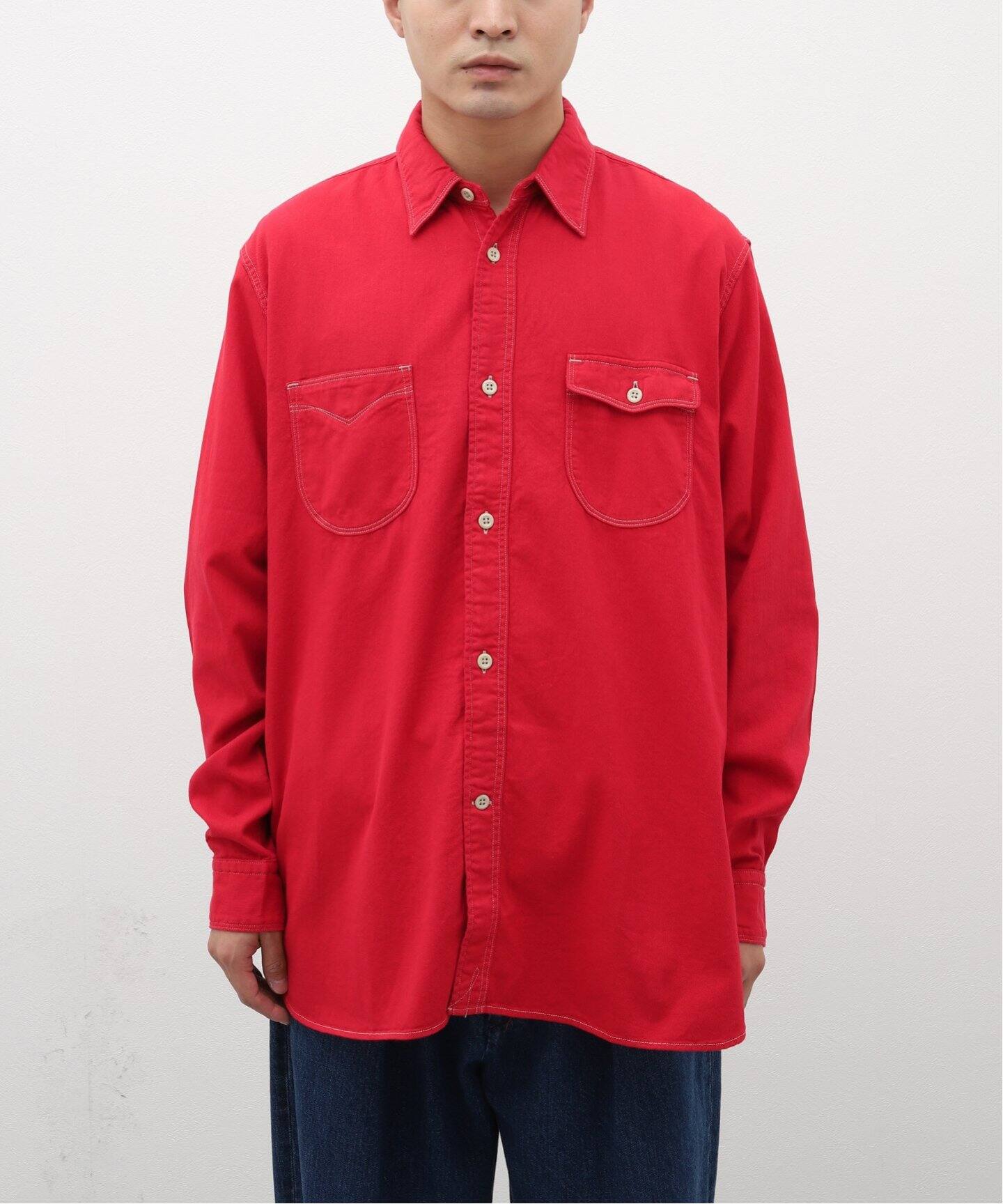 MAATEE&SONS COTTON CHINO MAD WORK SHIRTS