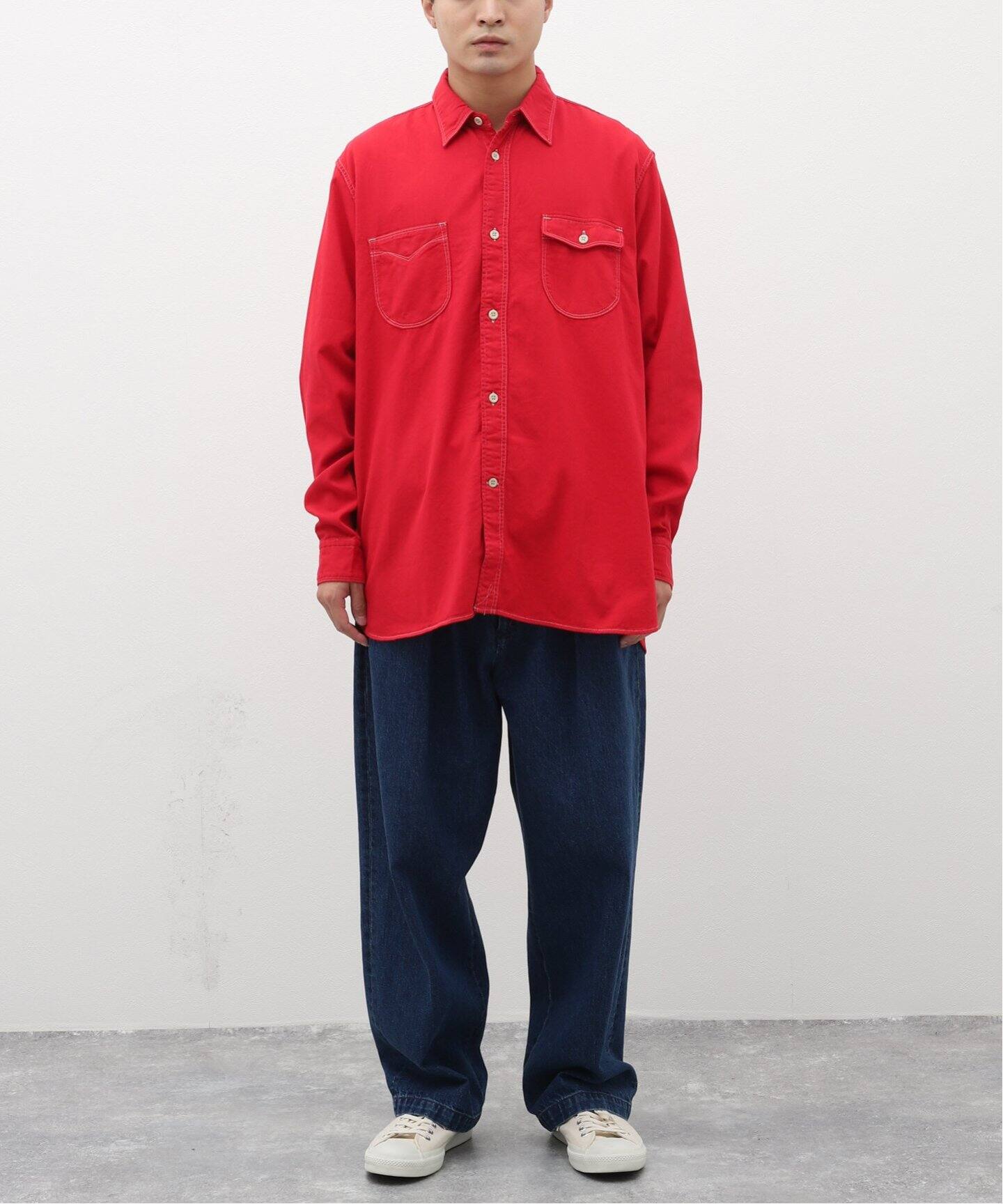 MAATEE&SONS COTTON CHINO MAD WORK SHIRTS