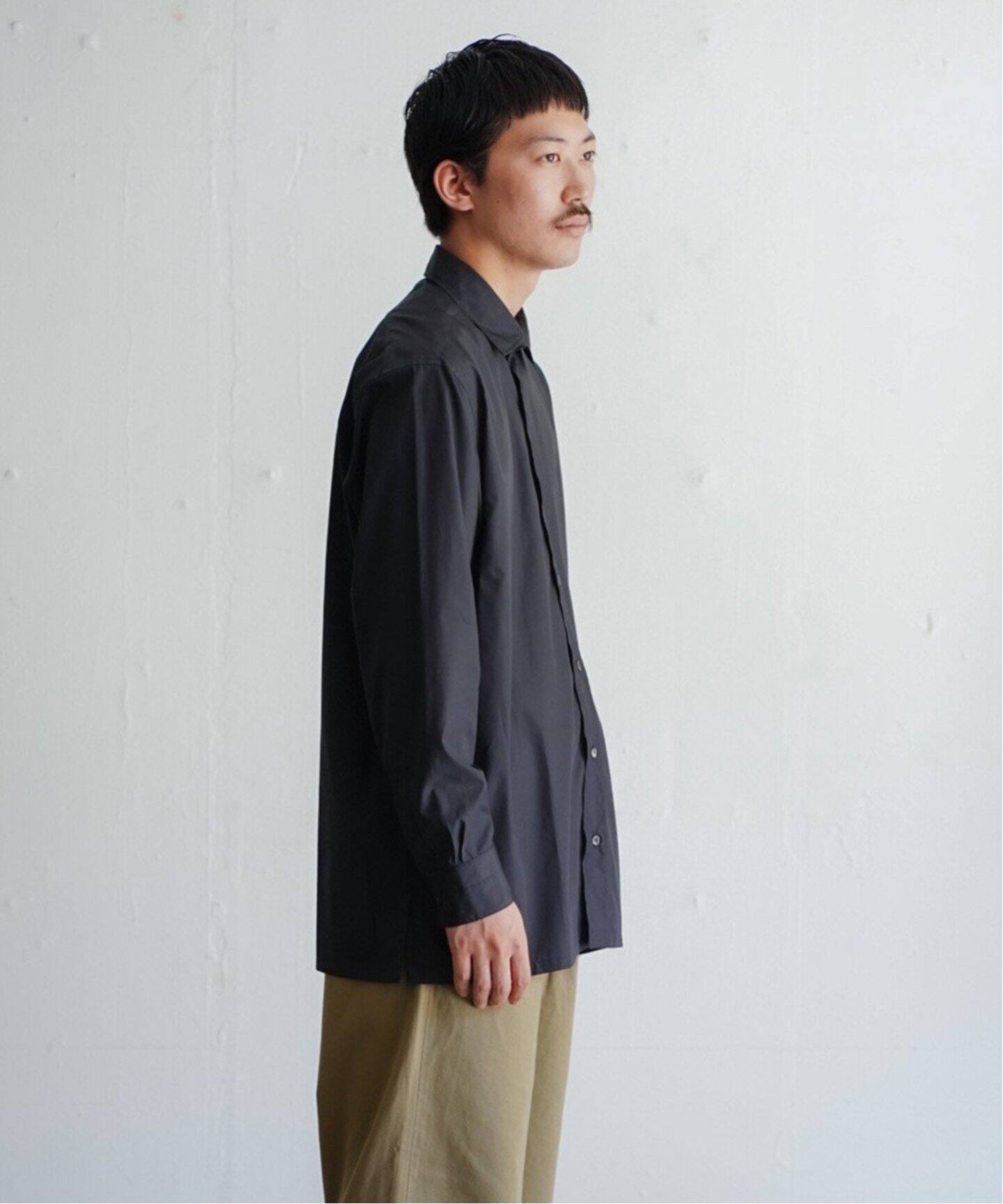 LE / エルイー】WIDE French shirts（シャツ／ブラウス）｜L