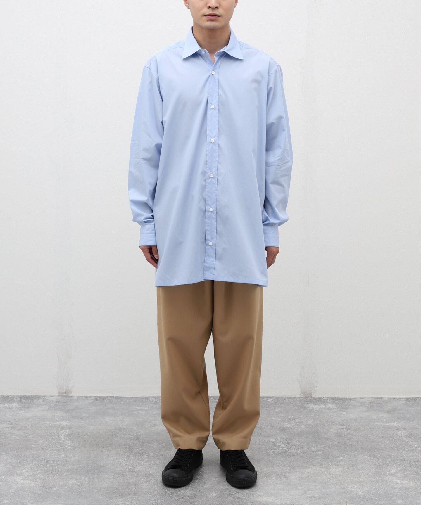 LE / エルイー】WIDE French shirts（シャツ／ブラウス）｜L