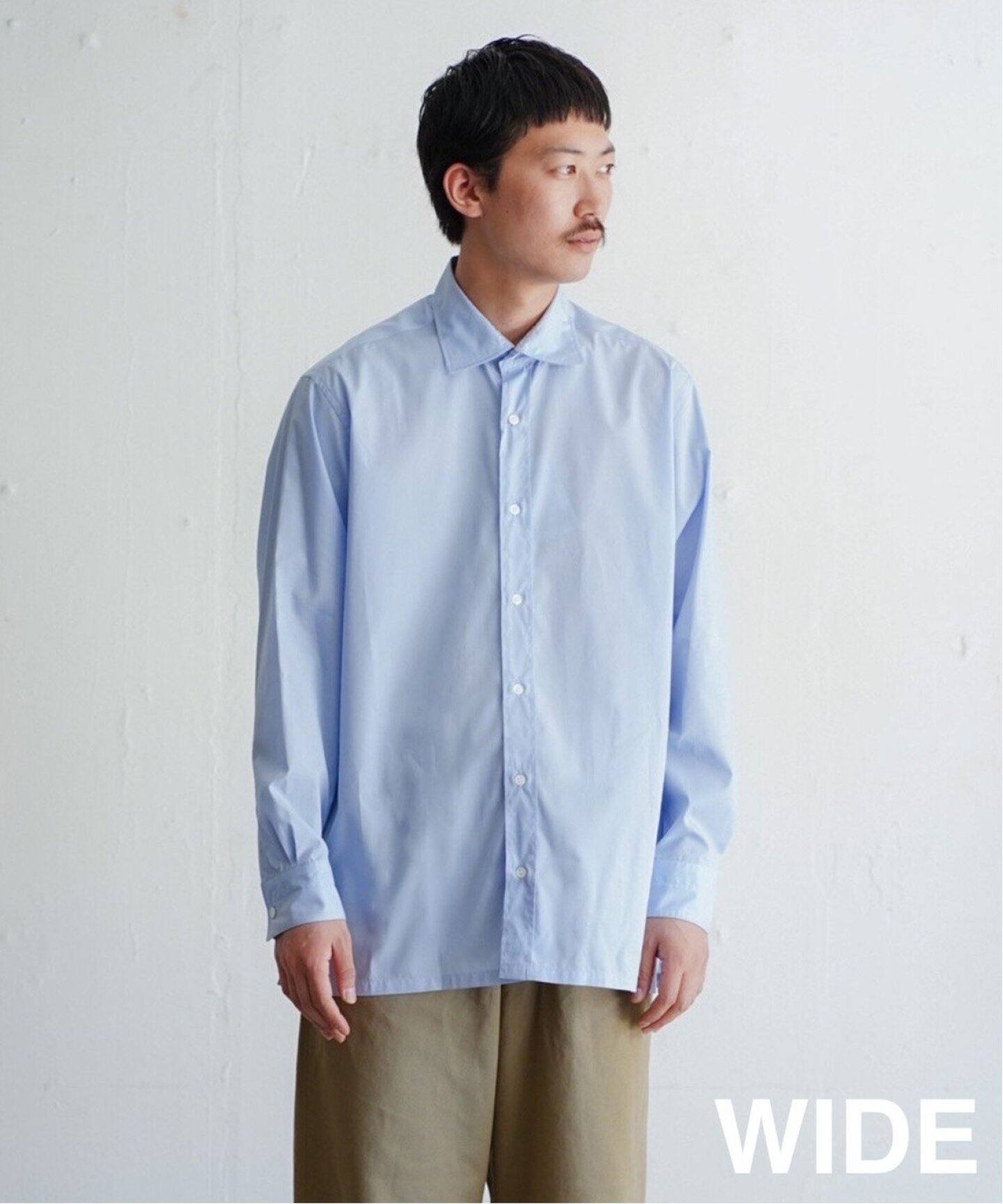 LE / エルイー】WIDE French shirts（シャツ／ブラウス）｜L