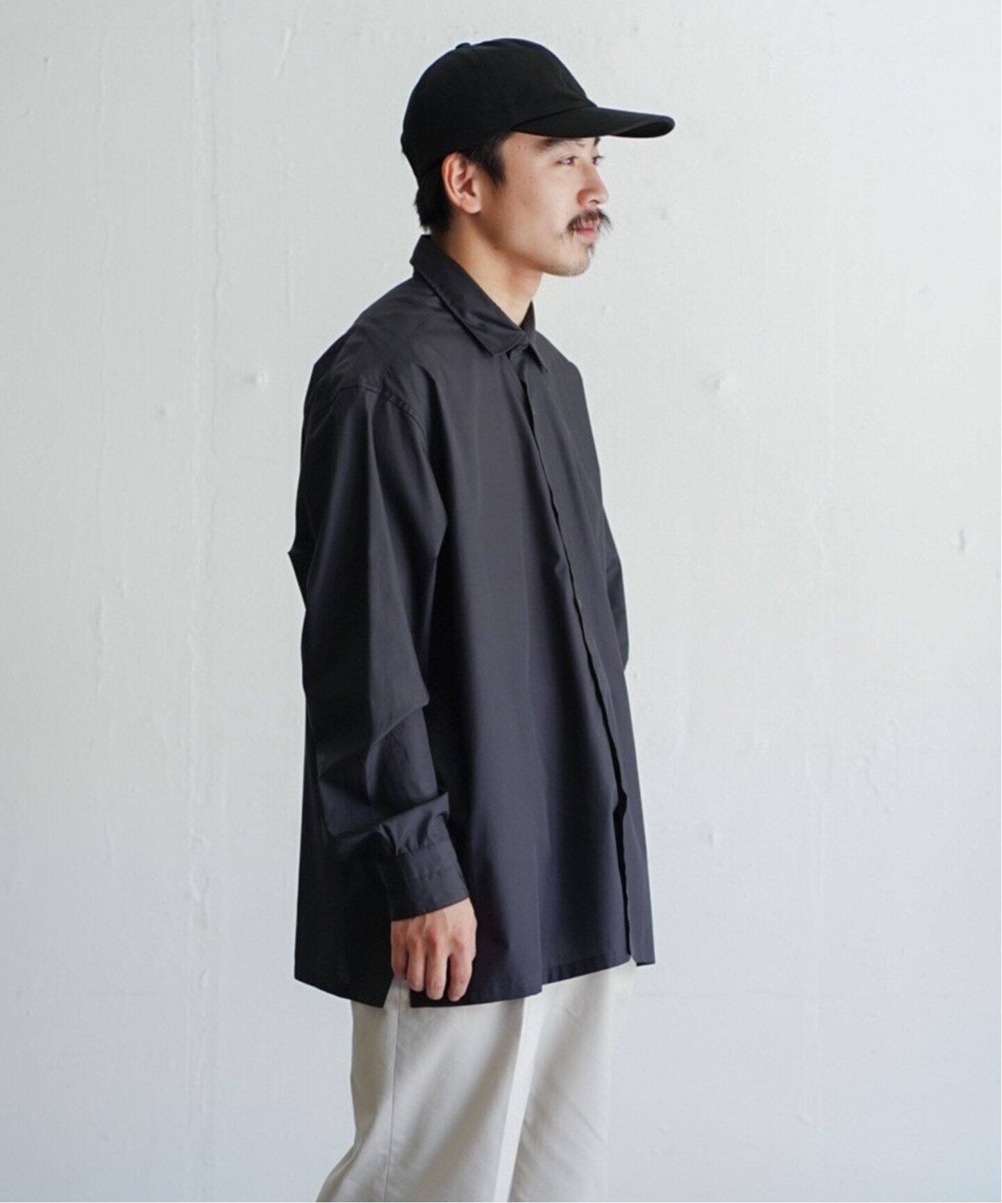 LE / エルイー】EX-WIDE French shirts（シャツ／ブラウス）｜L 