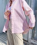 boy friends pink shirt　ボーイフレンドシャツ