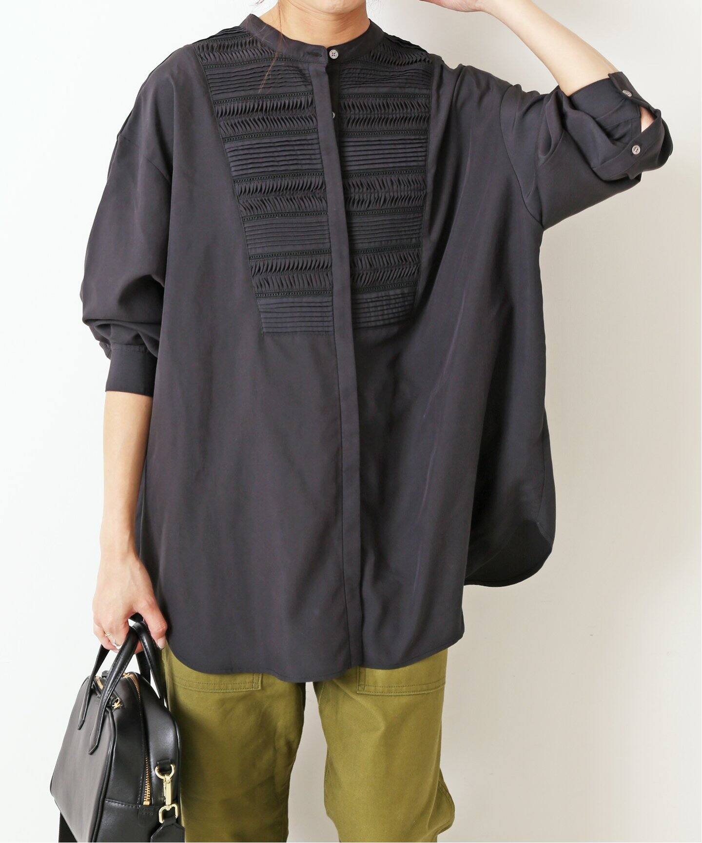 ピンタックフィブリルシャツ（シャツ／ブラウス）｜Spick and Span  