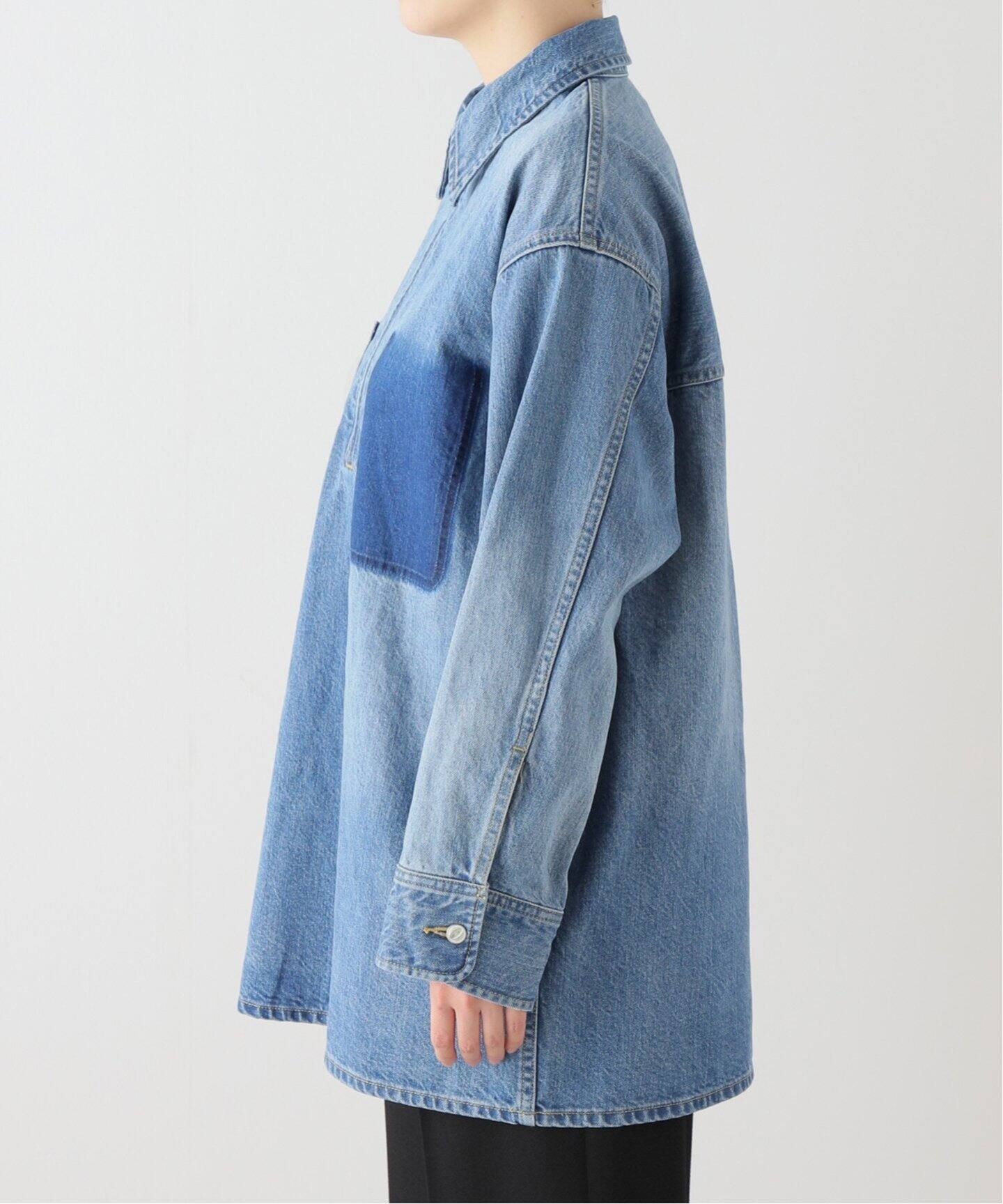 5 1/2 HALFZIP_DENIM SHIRT（シャツ／ブラウス）｜Spick and Span 