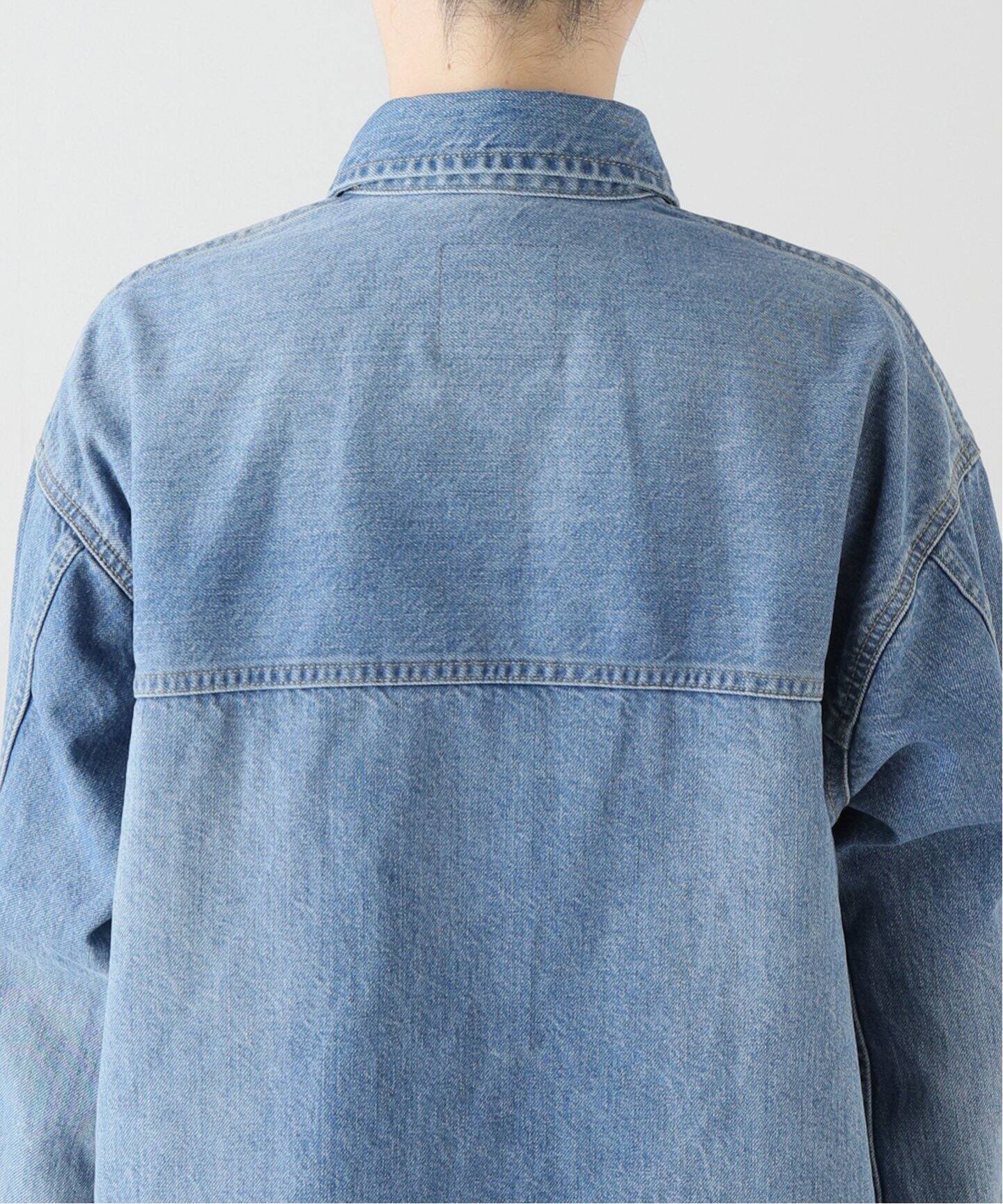 5 1/2 HALFZIP_DENIM SHIRT（シャツ／ブラウス）｜Spick and Span 