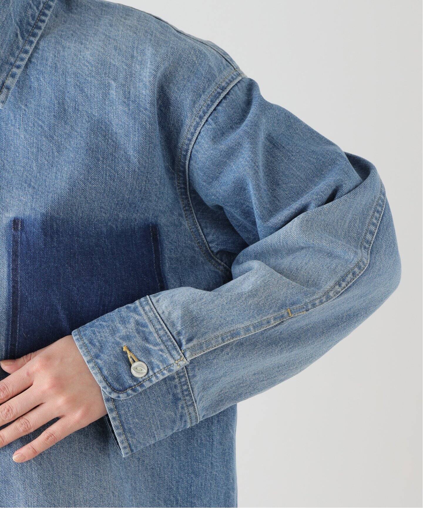 5 1/2 HALFZIP_DENIM SHIRT（シャツ／ブラウス）｜Spick and Span 