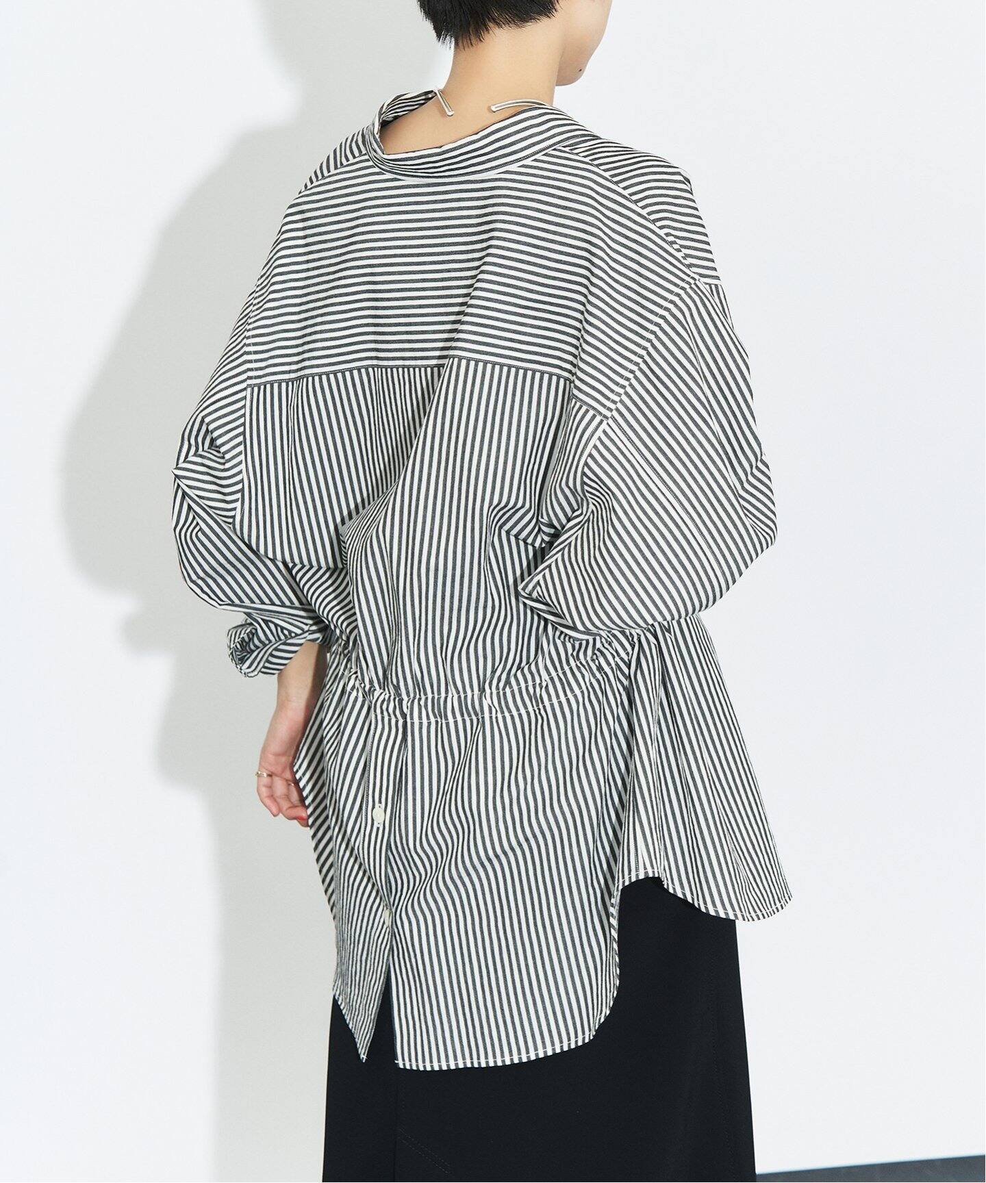PHEENY /フィーニー】別注 Stripe dump over シャツ（シャツ／ブラウス 
